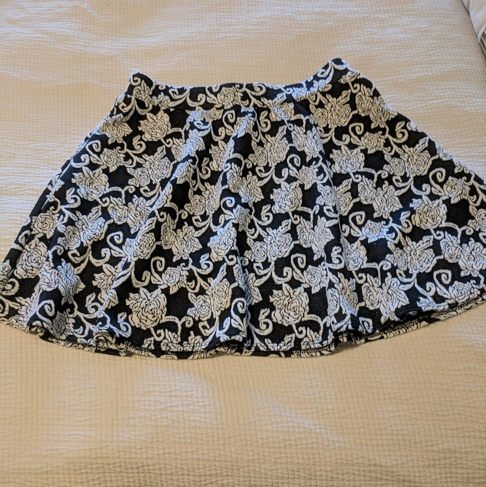 Floral Sweater Skirt
